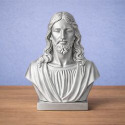 NFC Asztali Jézus szobor 02 - Ezüst színben