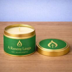 A Remény Lángja - NFC Illatgyertya (Fenyőtoboz és Méz)