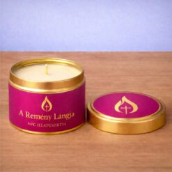 A Remény Lángja - NFC Illatgyertya (Málnás Panna Cotta)