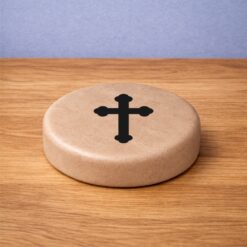 NFC Plakett - Barna műkő