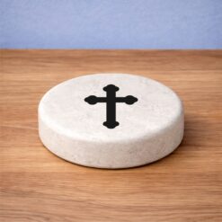 NFC Plakett - Fehér műkő